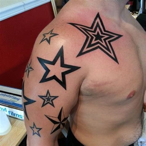 Tatuajes de estrellas – 50 Diseños para HOMBRES